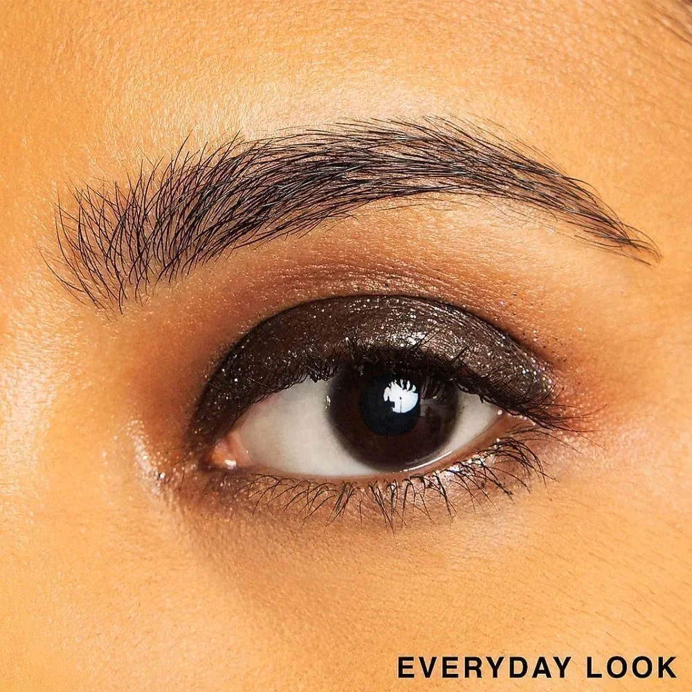 One/Size Eyepopper Liquid Eyeshadow in Death Drop - Black Holographic Glitter